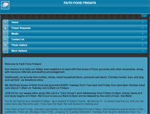 Tablet Screenshot of faithfoodfridays.com